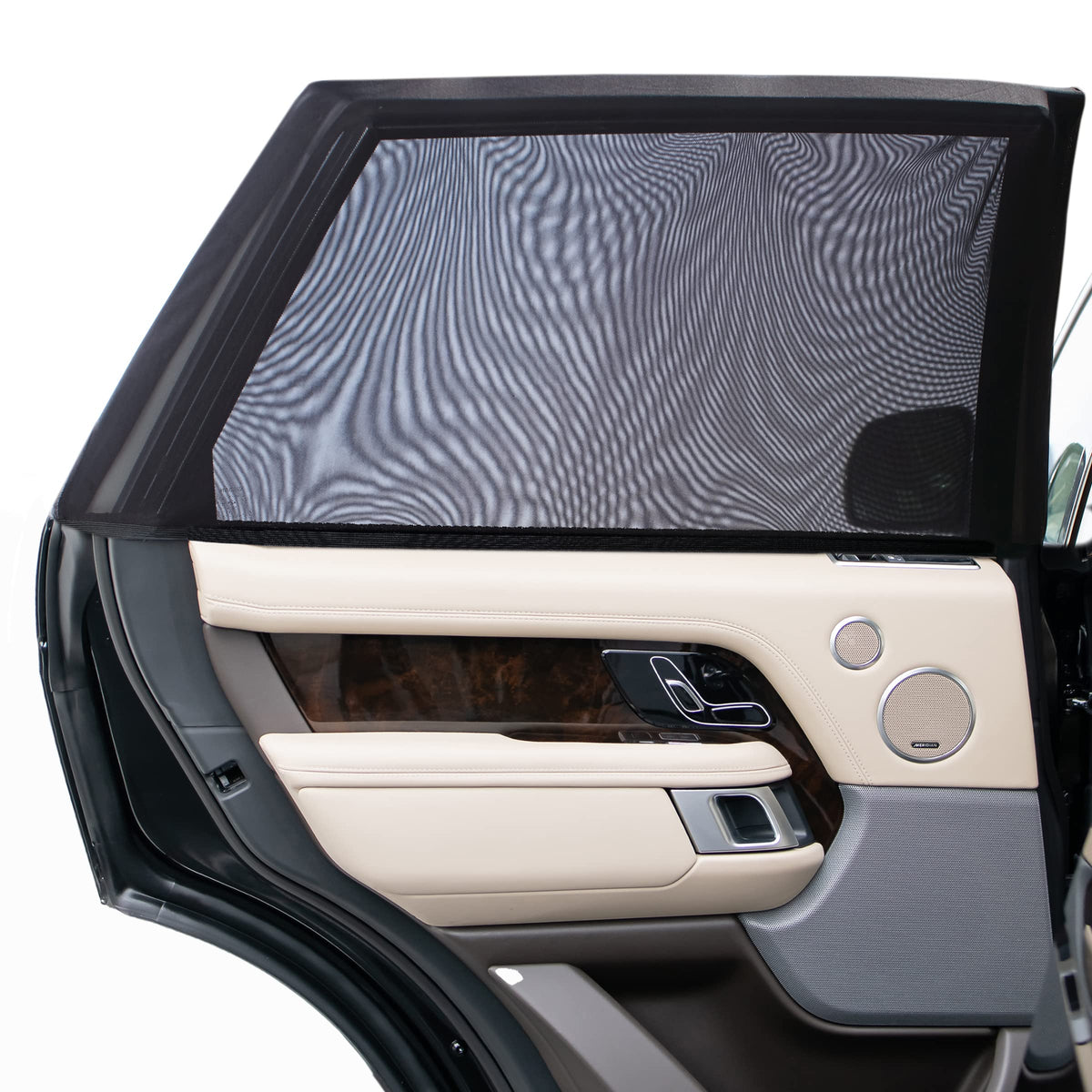 Autopect side window sunshade pack 2 overview showing universal fit and cooling benefits