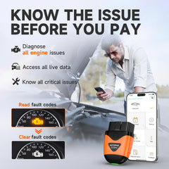 Autophix 3210 Pro diagnostic screen shows live data and fault codes