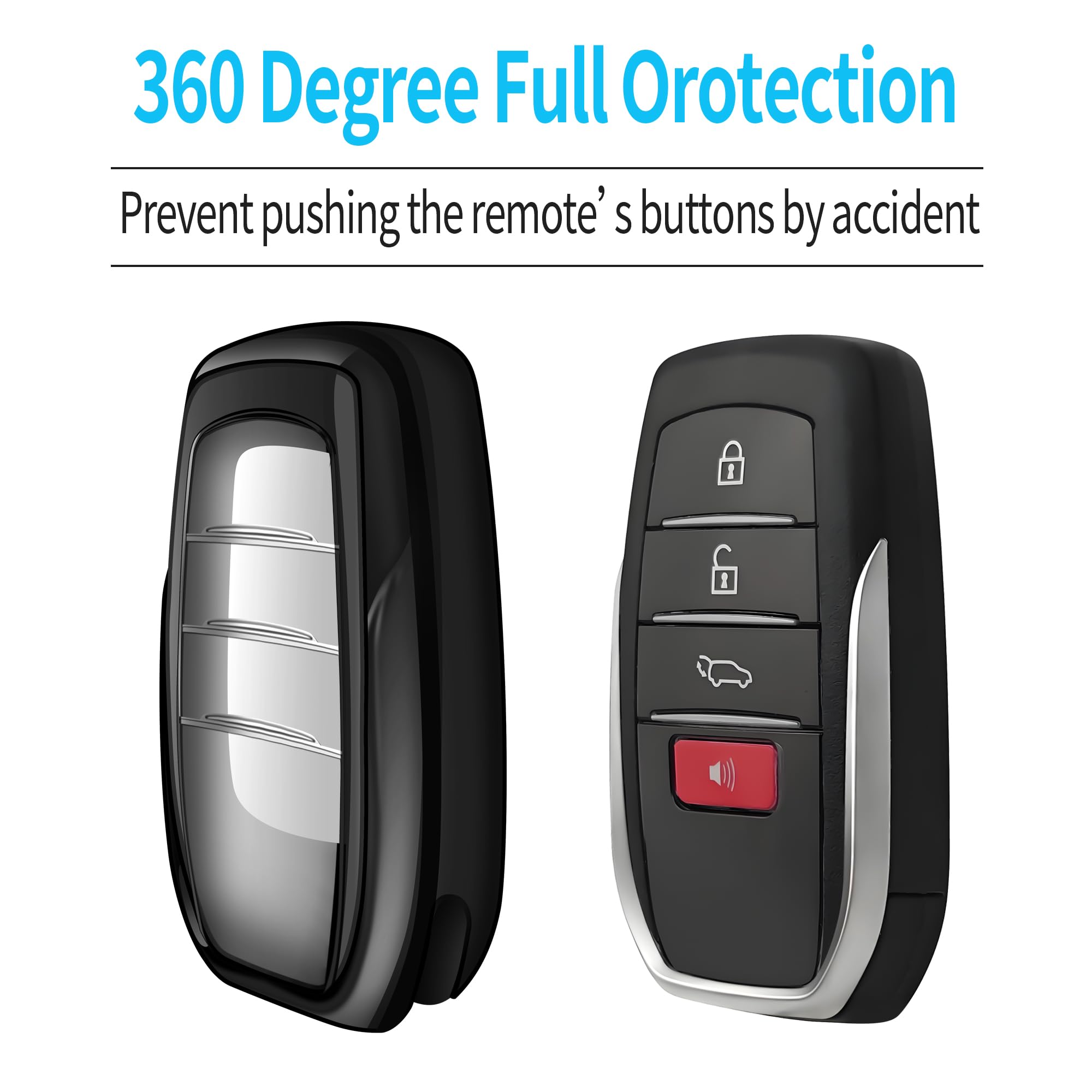 Autophone key fob cover for Toyota Land Cruiser with durable, premium look.
