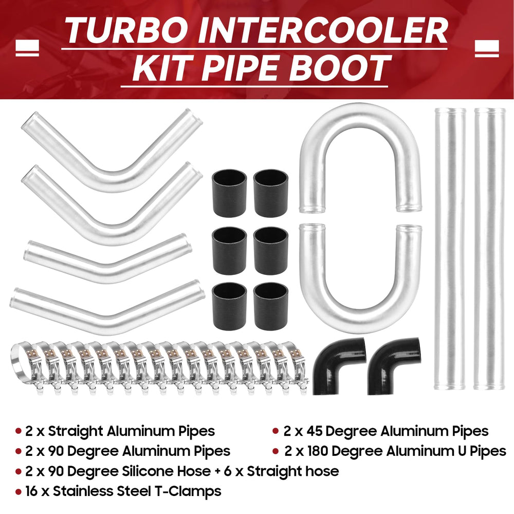 Autoptzxd 45-degree intercooler elbow for efficient routing with minimal resistance