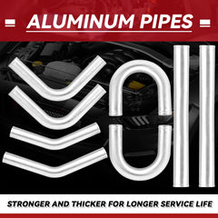 Autoptzxd 90-degree intercooler elbow pipe for tight engine bays