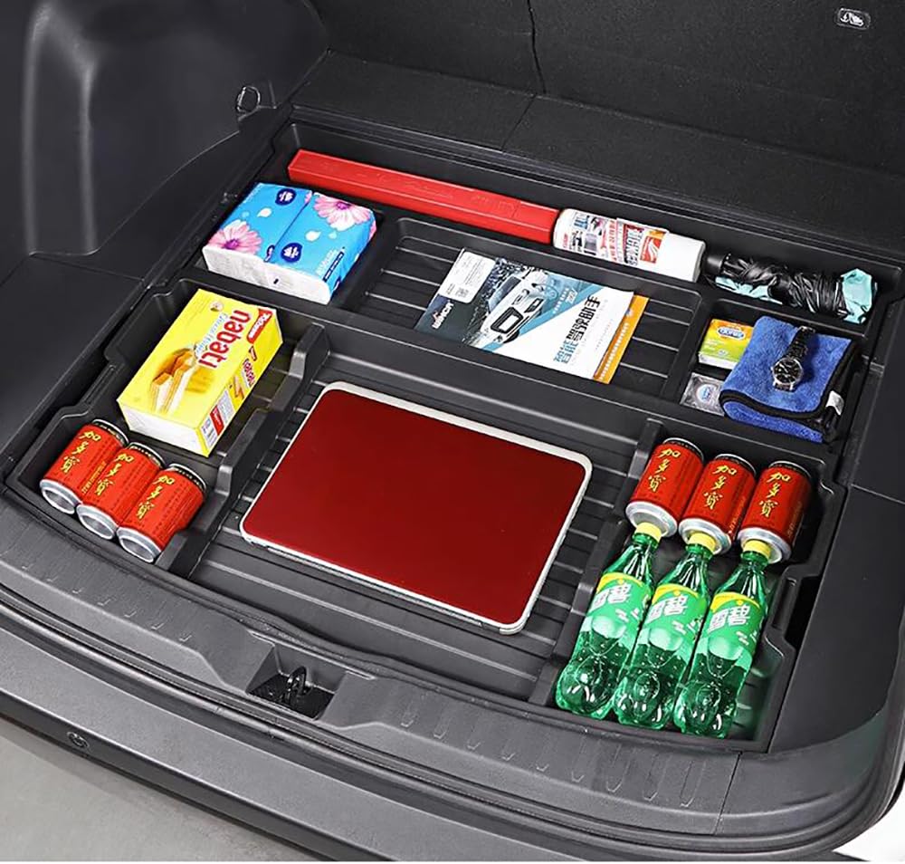 AutoQi Rav4 hidden storage box interior close-up with reinforced construction