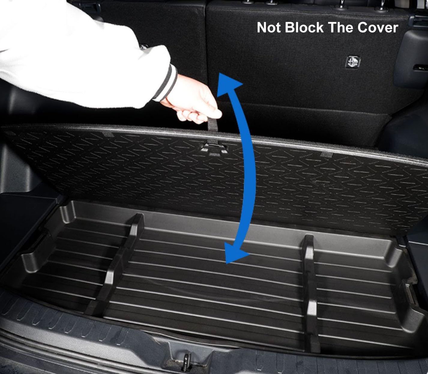 AutoQi Rav4 durable ABS panel with waterproof finish under the cargo area