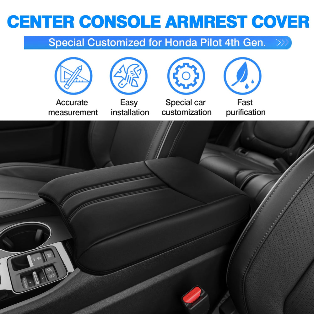 Autorder armrest protector in soft vegan leather guards against scratches