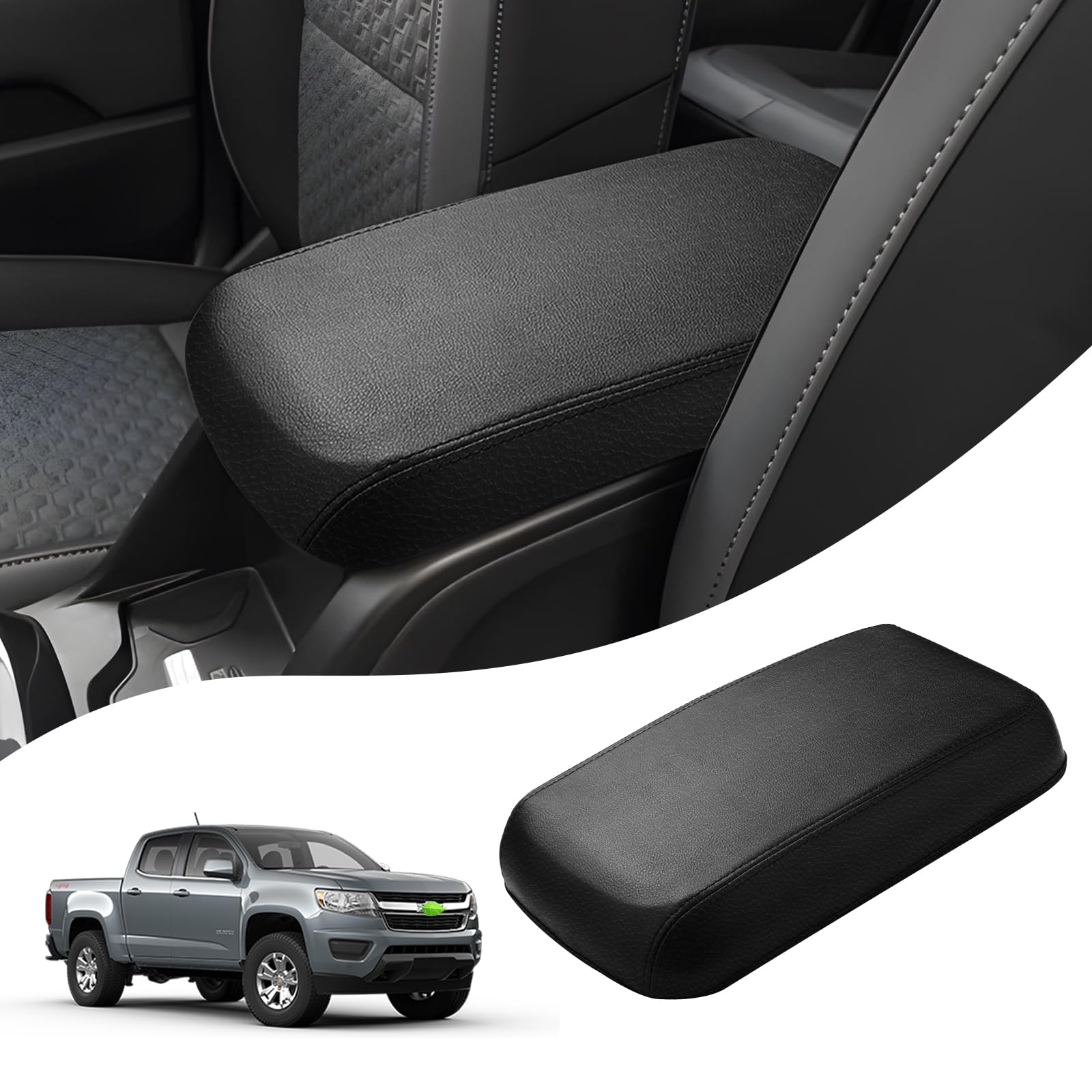 Autorder center console cover fitting Chevrolet Colorado/Canyon protects the armrest from wear