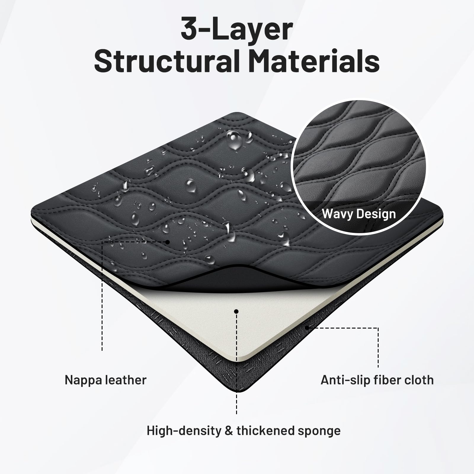 Autorder center console cover raises armrest height for improved comfort