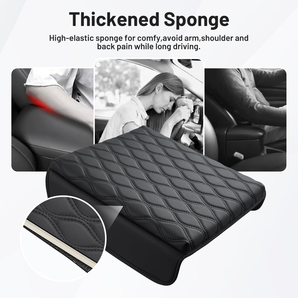 Autorder center console cover elastic bands ensure snug, secure installation