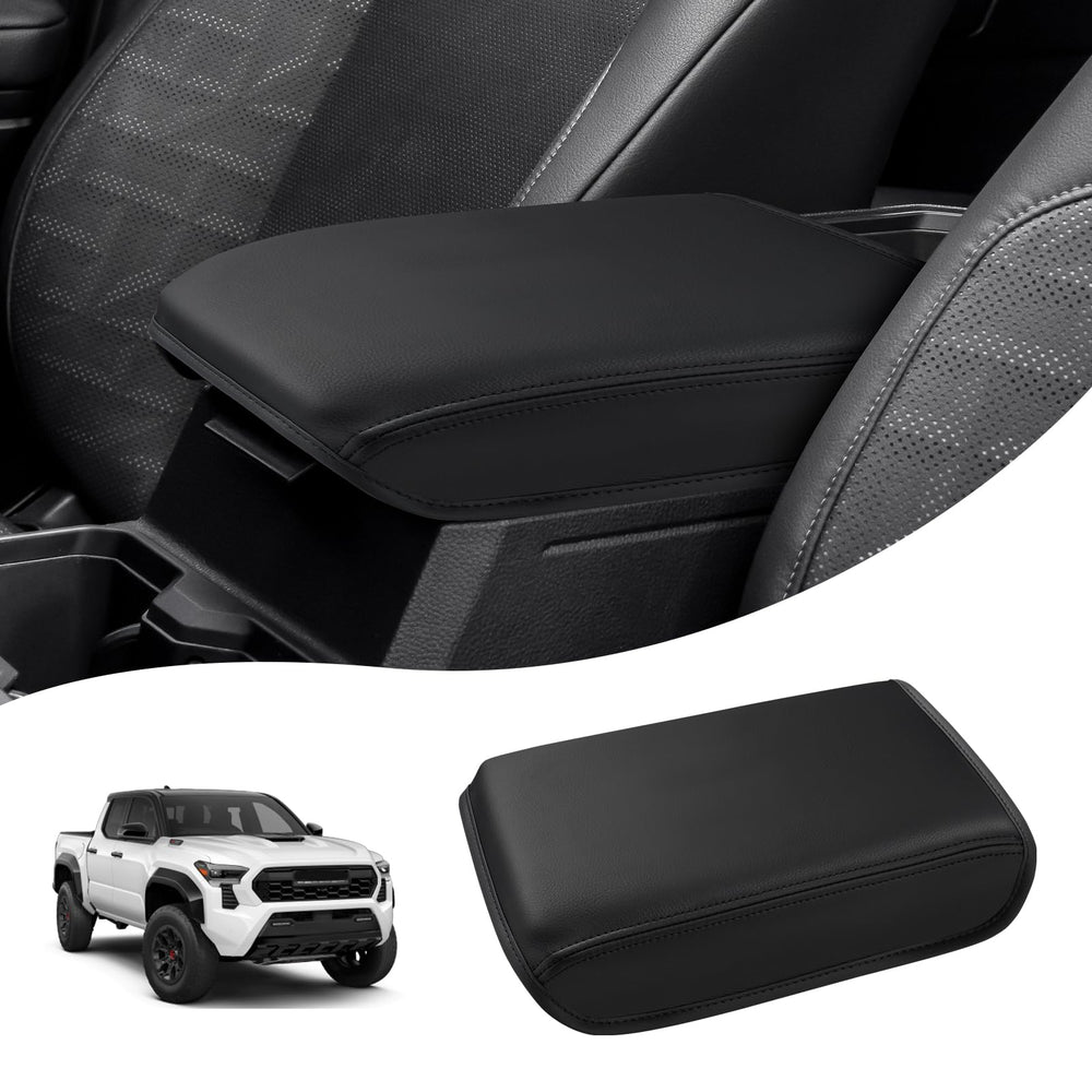 Autorder center-console-cover on Toyota Tacoma 2024–2026 protecting wear while keeping a neat interior