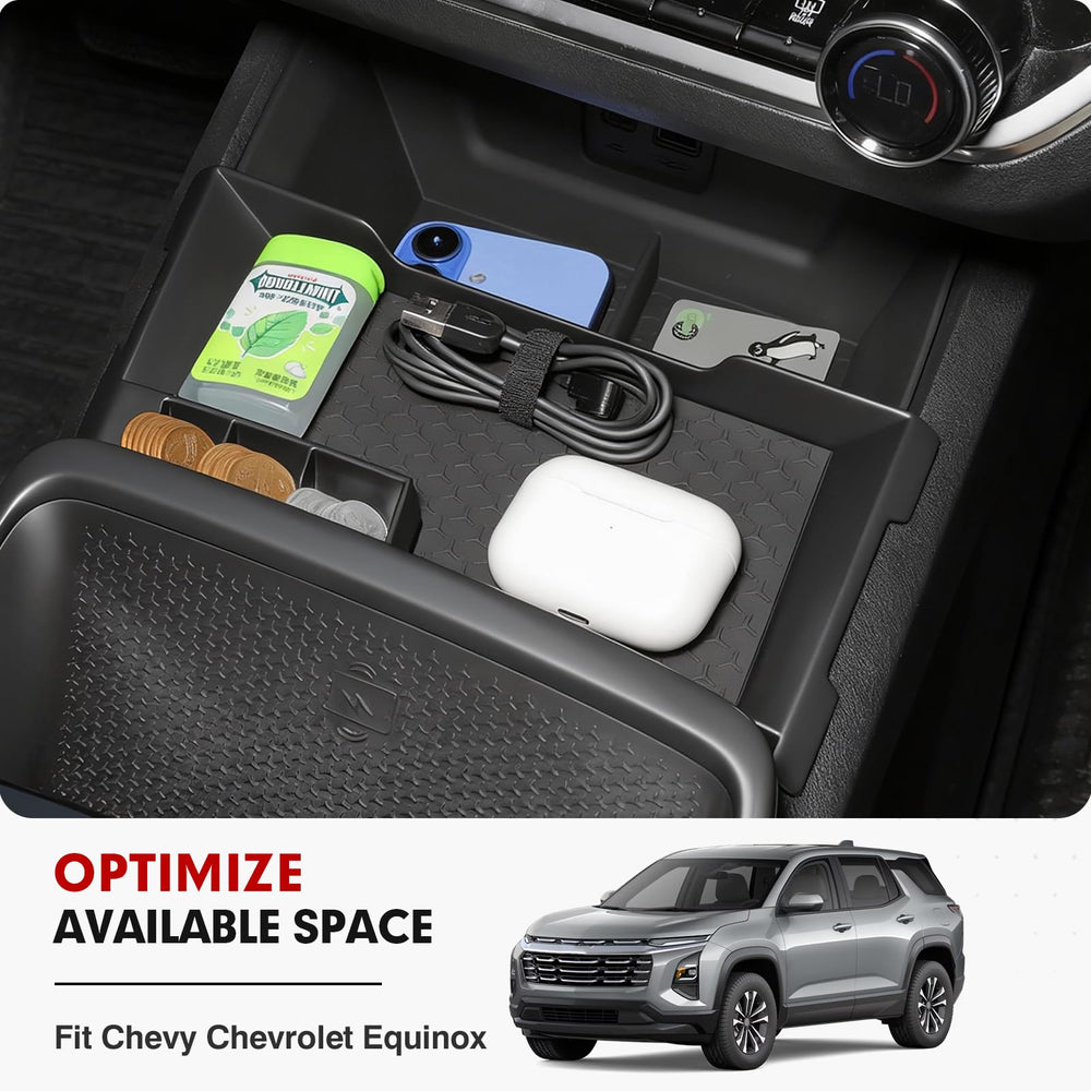Autorder center console insert tray close-up shows durable construction and precise fit.