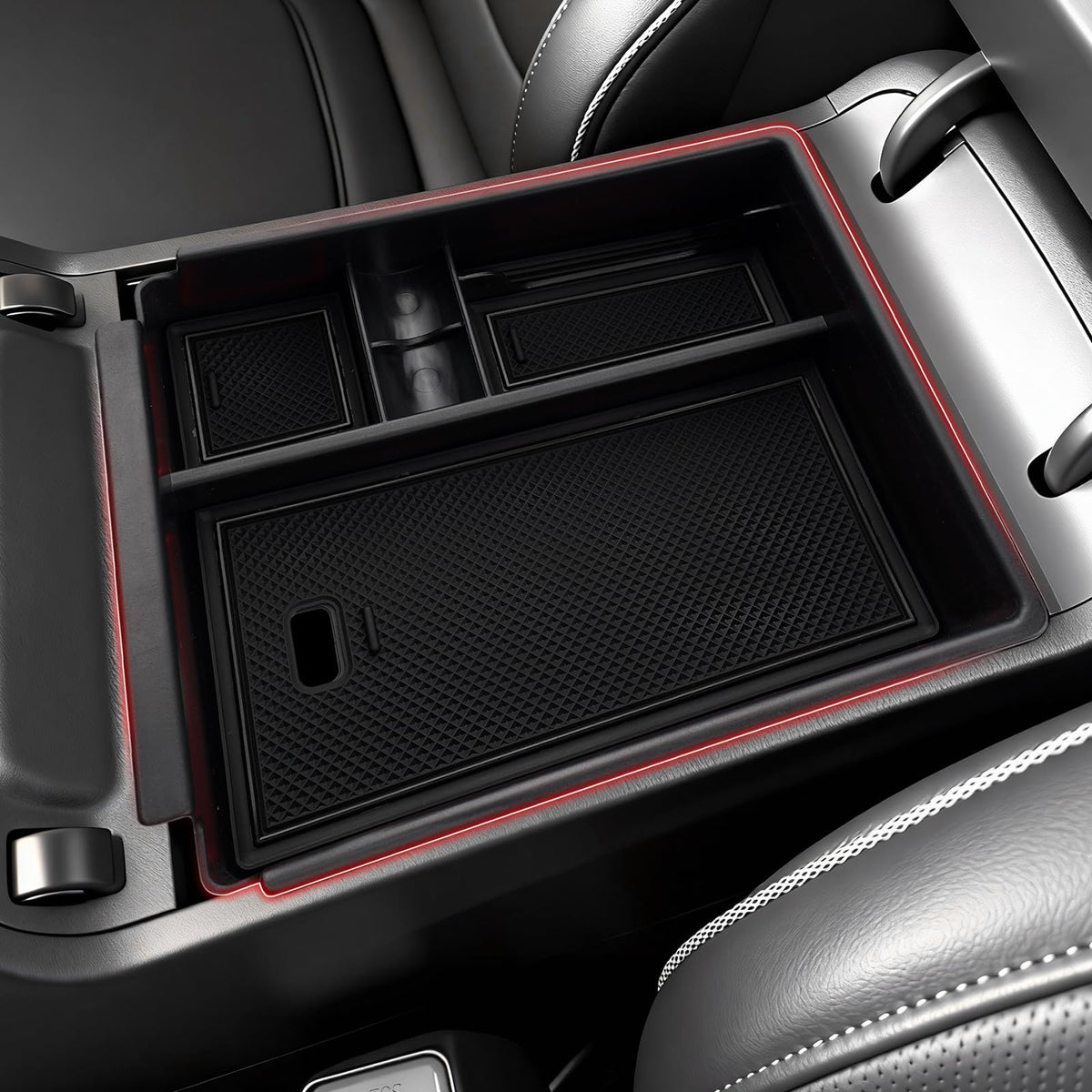 Autorder center console organizer for Santa Cruz fit keeps essentials neatly within reach