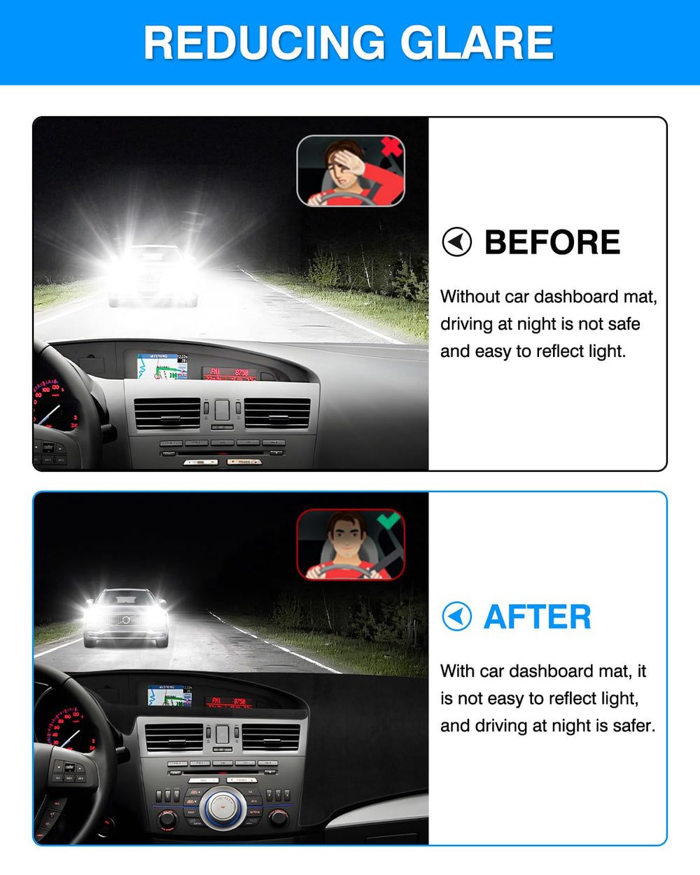 Autorder dash sunshade UV protection for Mazda3 2010-2013