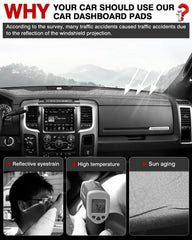 Autorder dashboard cover for Ram 2500/3500, precise fit protects sensors and vents.