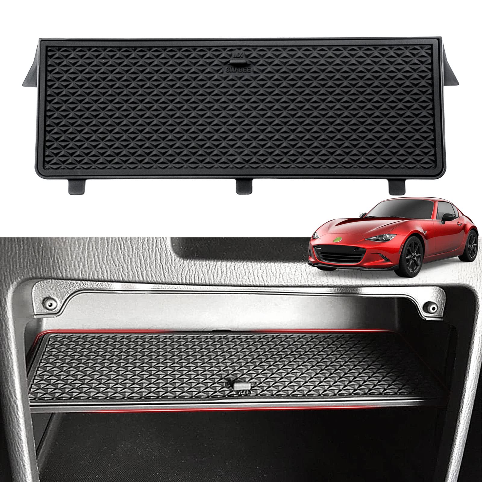 Autorder MX-5 center console organizer keeps essentials neatly organized during drives.