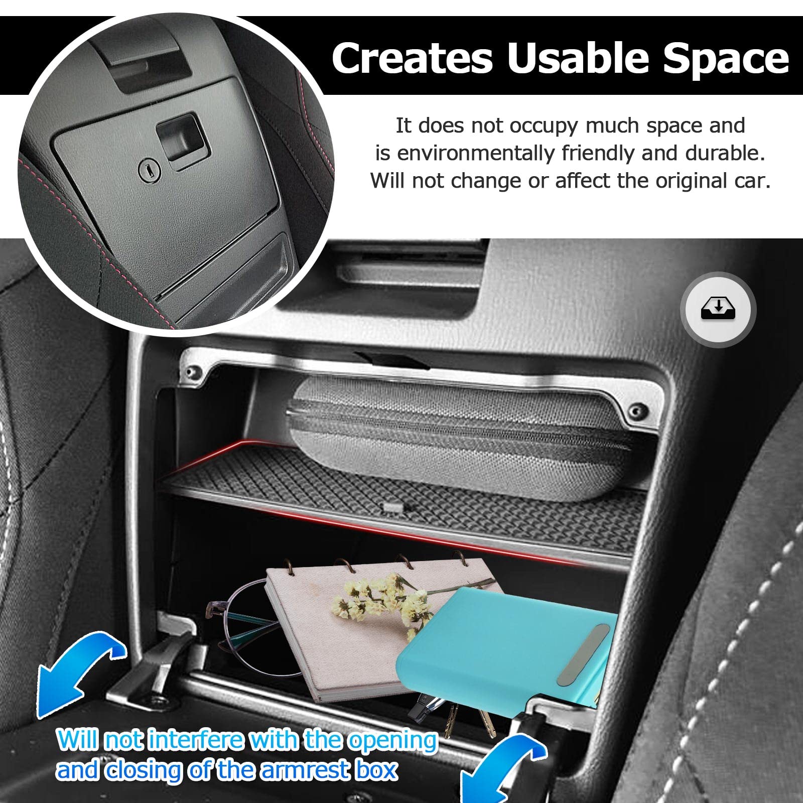 Autorder MX-5 non-toxic silicone mat stays stable under acceleration.