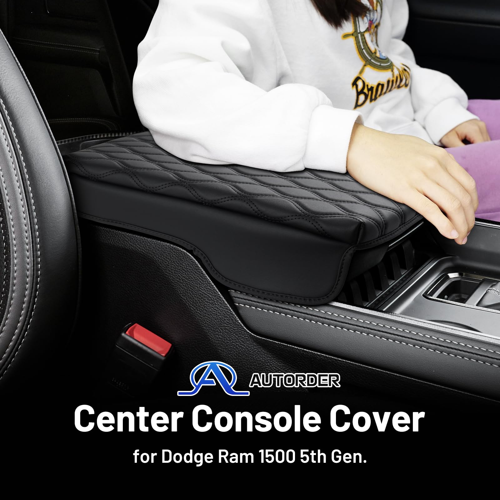 Autorder Nappa leather armrest cover adds premium look and soft feel