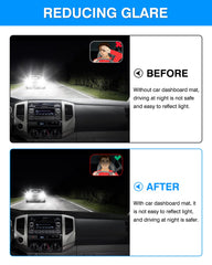 Autorder dashboard mat features a nonslip silicone backing to stay in place.