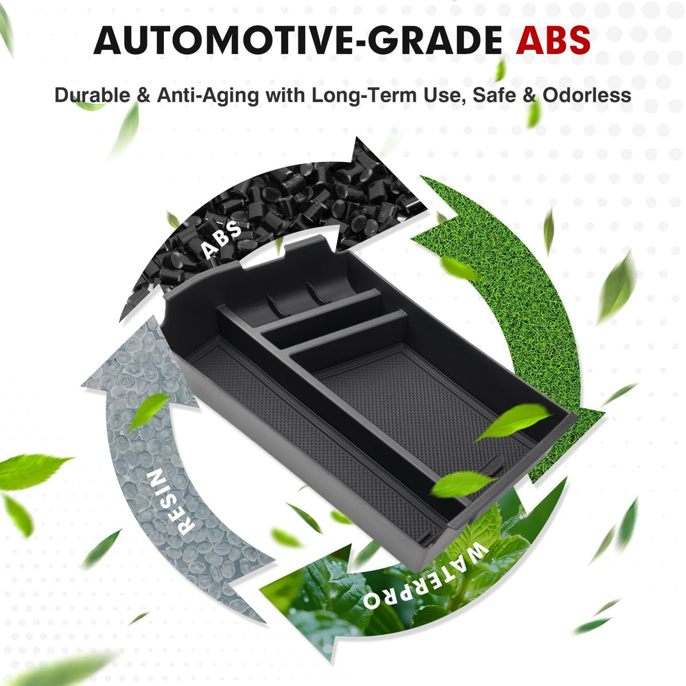 Autorder organized interior helps access keys and phone faster.