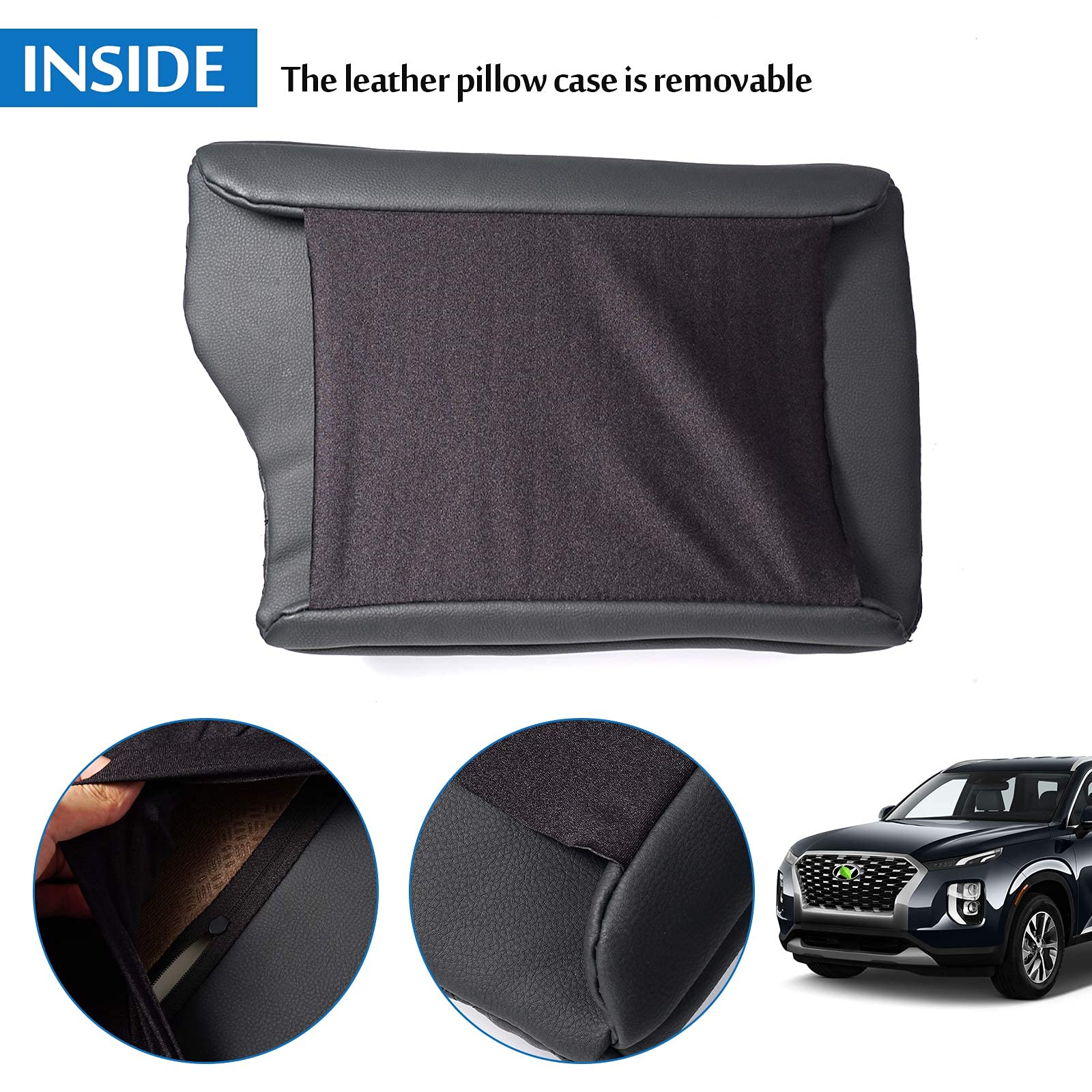 Autorder Palisade interior upgrade adds luxury feel and clean mid console.