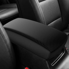 Autorder Sentra center console cover with carbon fiber texture protecting the armrest