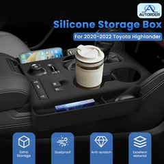 Autorder silicone seat gap storage fits between seat and console for extra space.