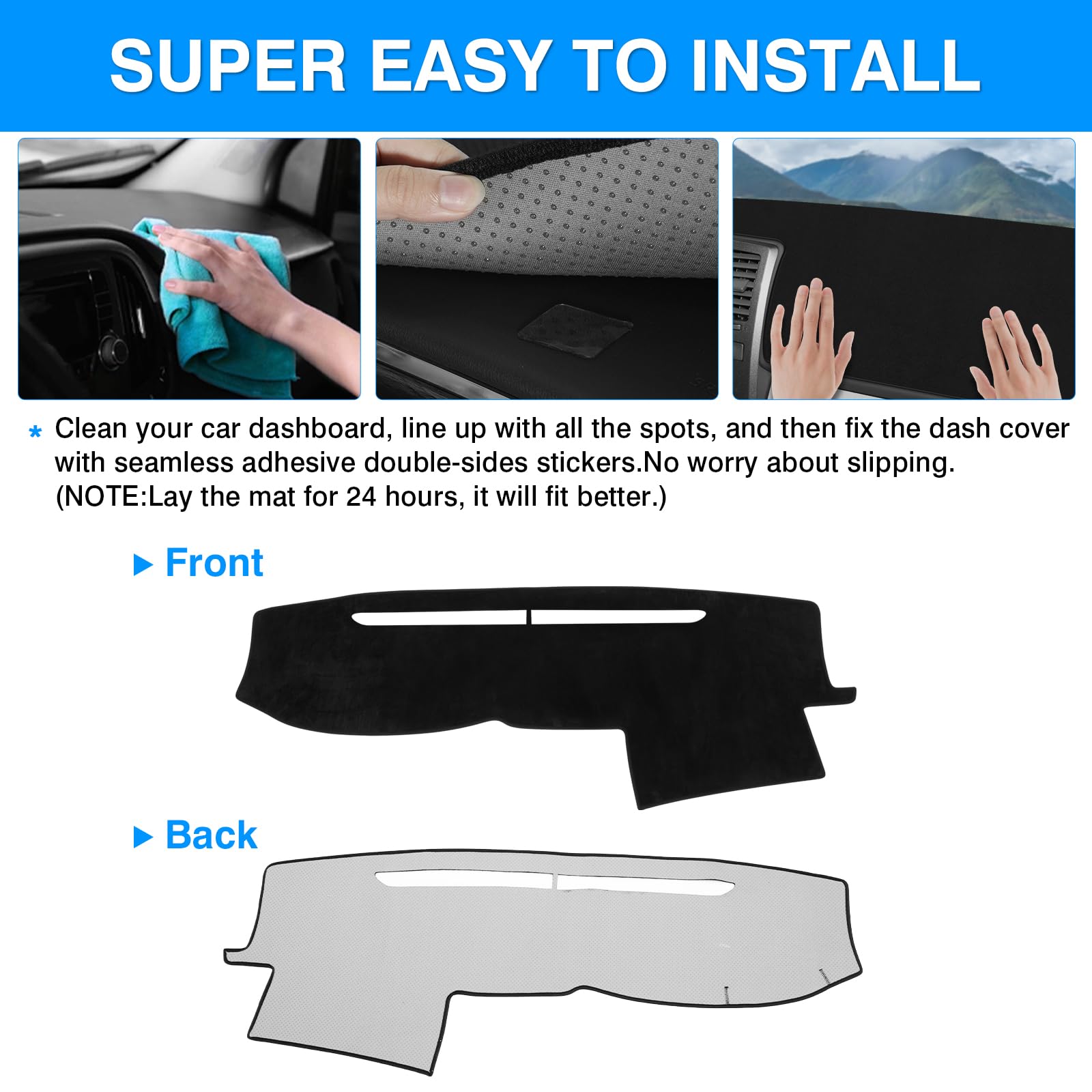 Autorder UV sun protection keeps interior vibrant and glare reduced.