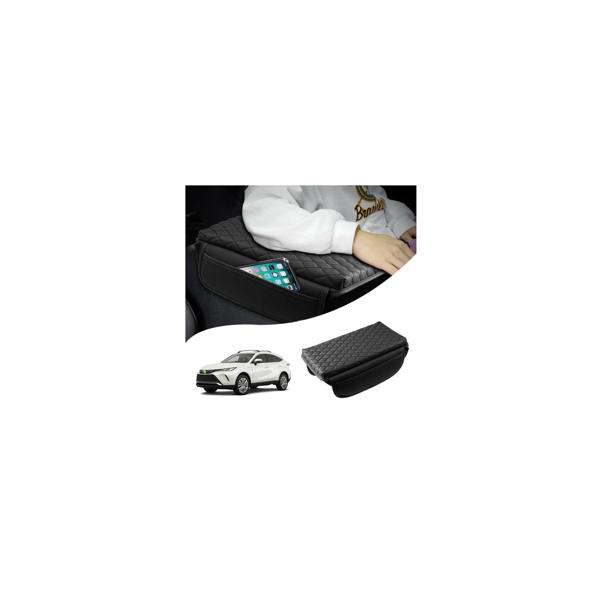 Autorder Venza center console cover fits perfectly for a wrinkle-free look.