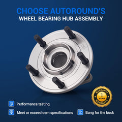 Autoround 513263 front axle hub supports smooth rotation.