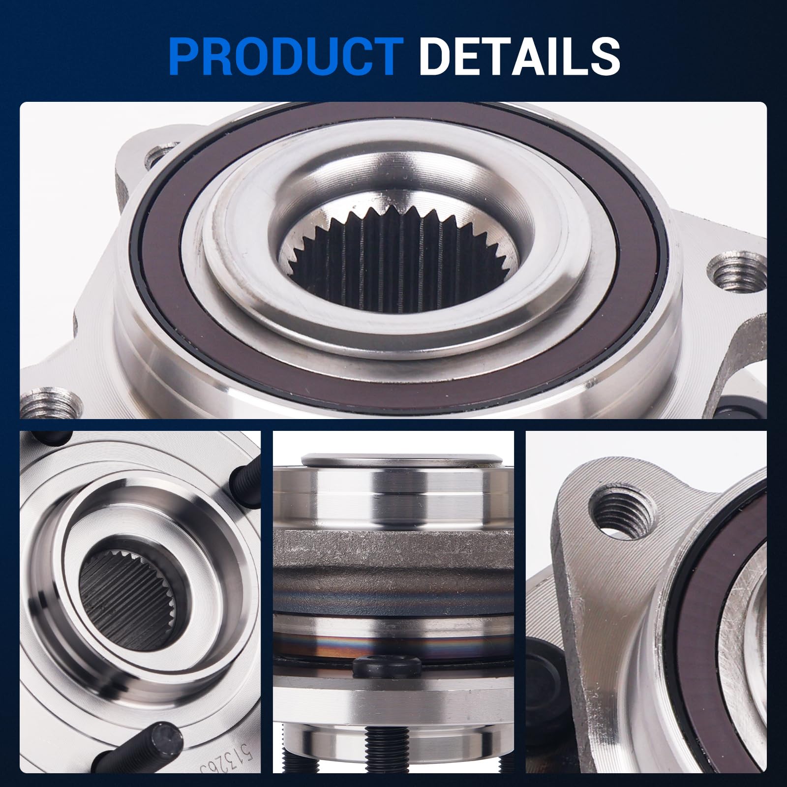 Autoround 513263 precision-built hub for durable front-end service.