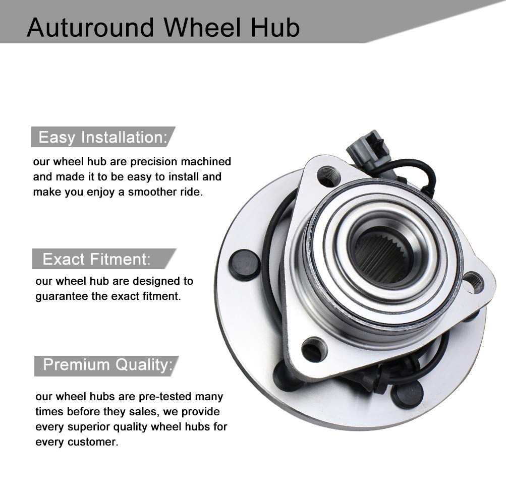 Autoround 515066 ABS-equipped wheel hub for reliable braking feedback