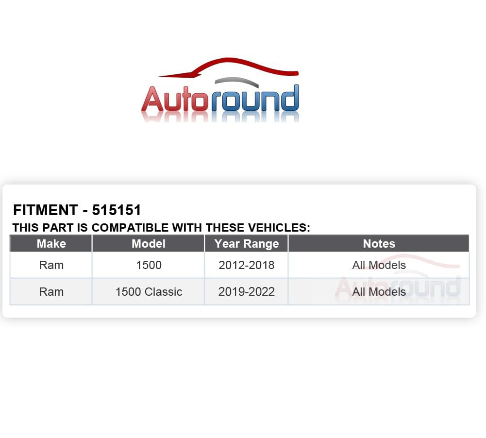 Autoround 515151 front hub assembly for Ram 1500 Classic, enhances steering feel and stability.