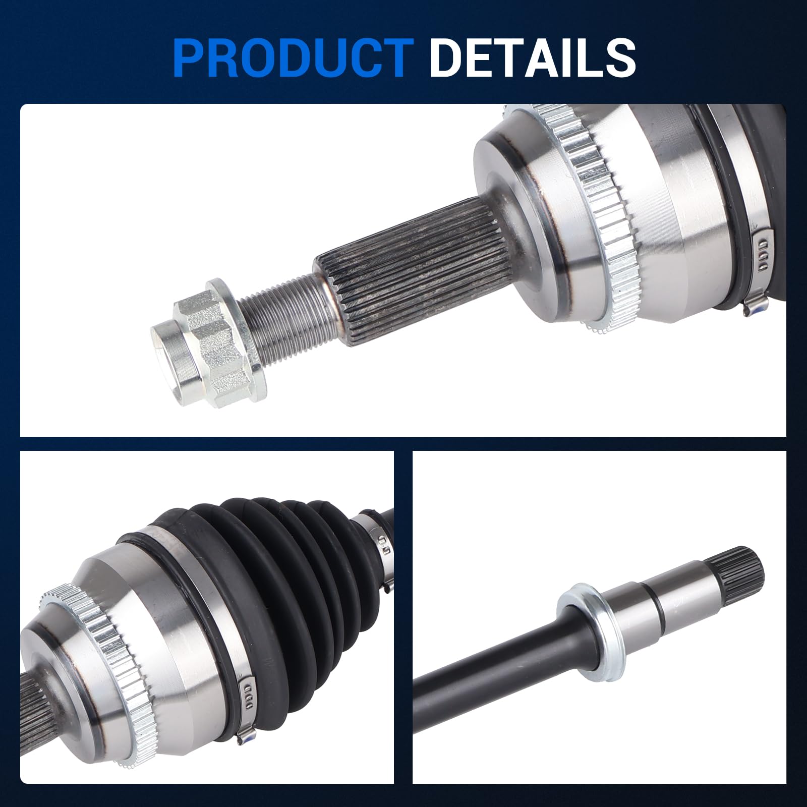 Autoround 665265 CV axle assembled unit ready for quick replacement on compatible vehicles