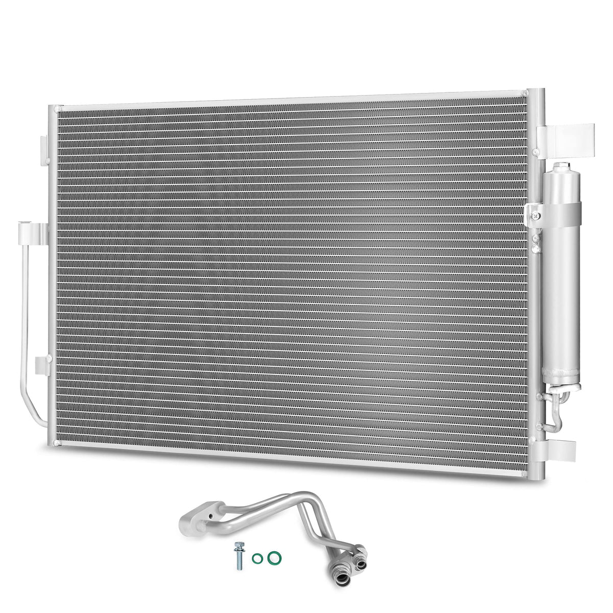 AUTOSAVER88 A/C condenser for Altima front view with direct-fit compatibility