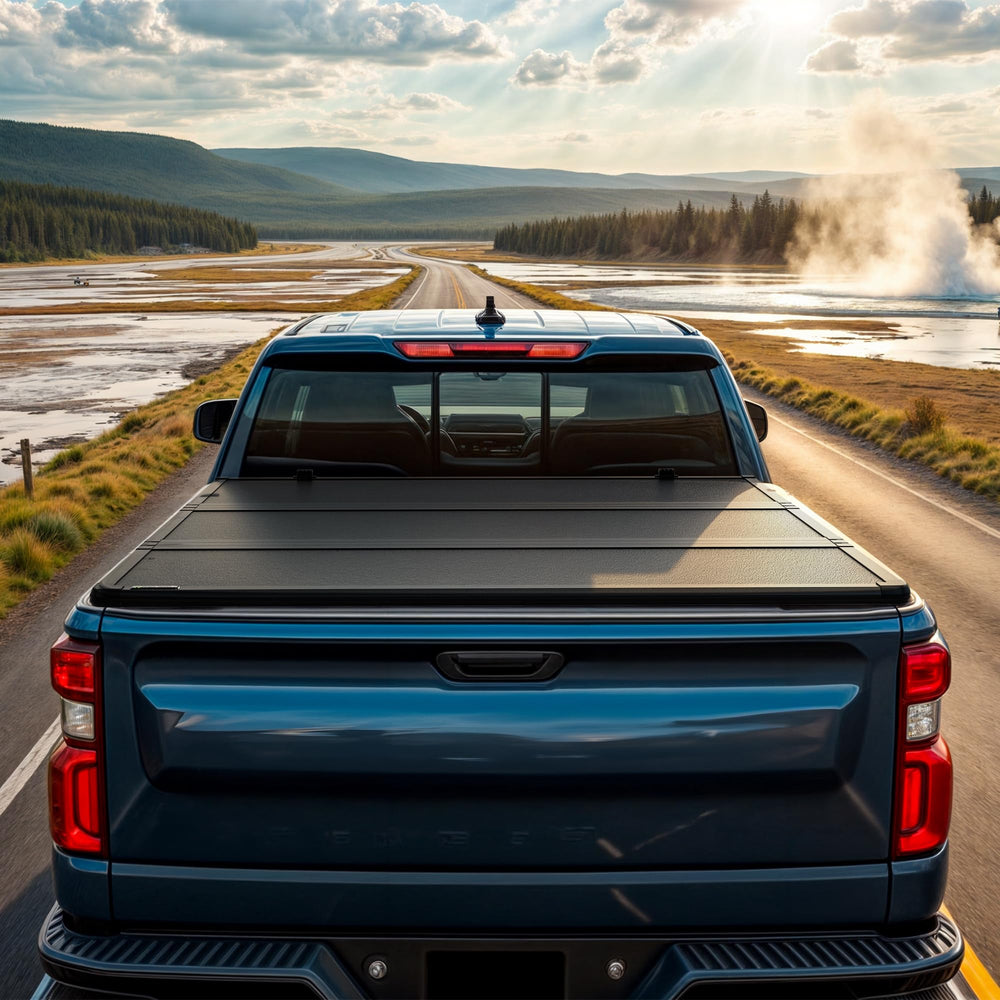AUTOSAVER88 secure tonneau design helps protect cargo during transport.