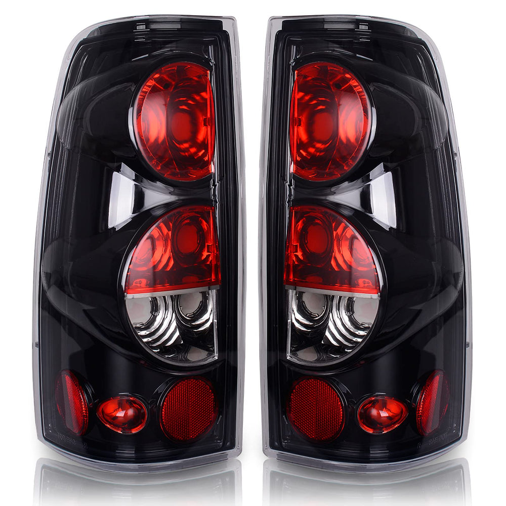 AUTOSAVER88 tail light assembly for Chevy Silverado 1999-2006 rear lens enhances visibility