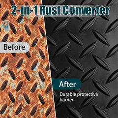 Autosel black metal paint with anti-rust finish for automotive and marine surfaces.