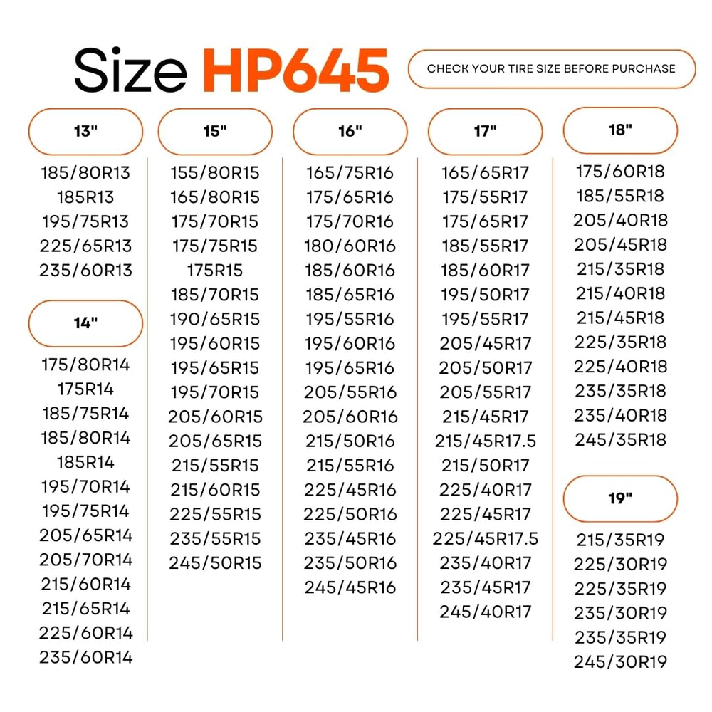 HP645 lightweight, resilient fabric ready for fast winter use
