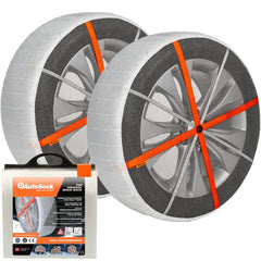 AutoSock HP695 2-pack stored compactly for easy transport.