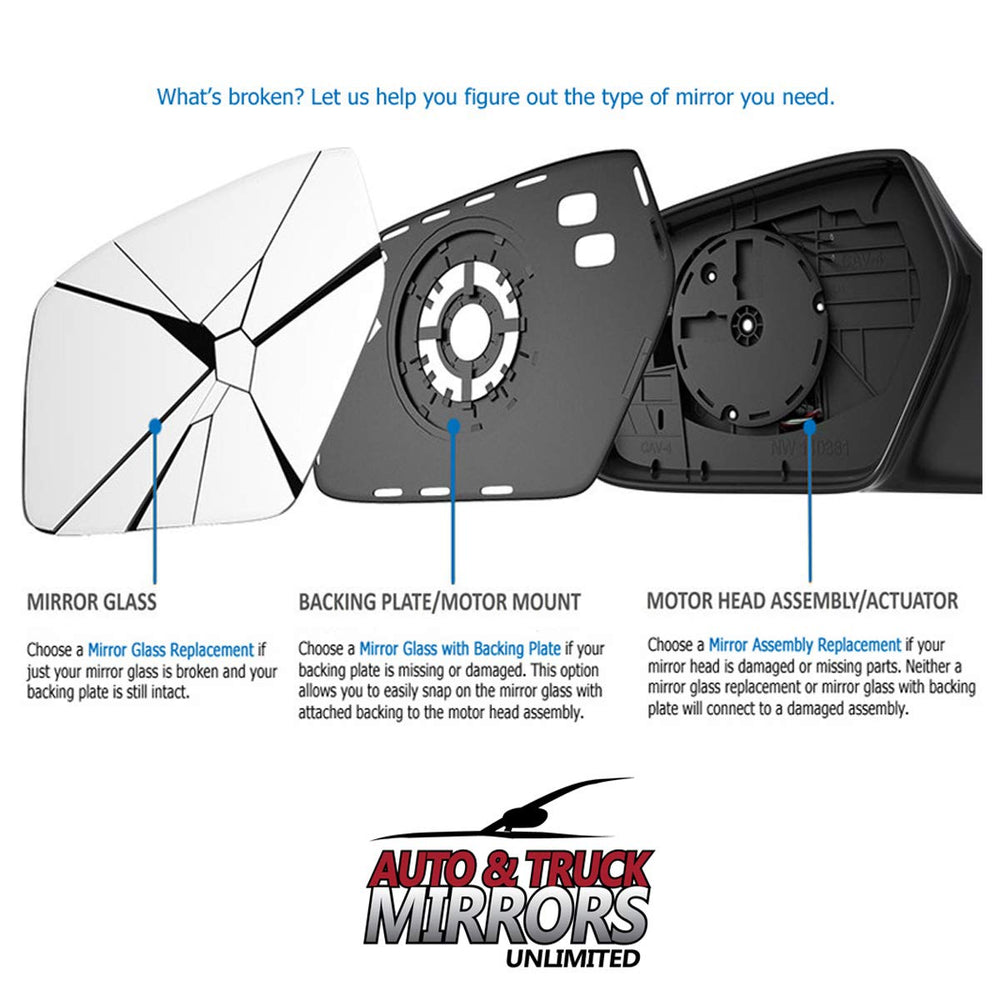 AutoTruckMirrorsUnlimited high-quality glass offers improved clarity at a budget-friendly price.