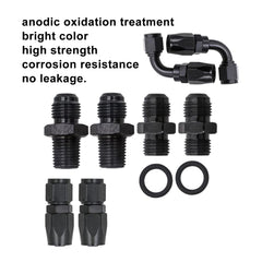 Autoutfit AN6 aluminum adapters for corrosion-resistant fittings