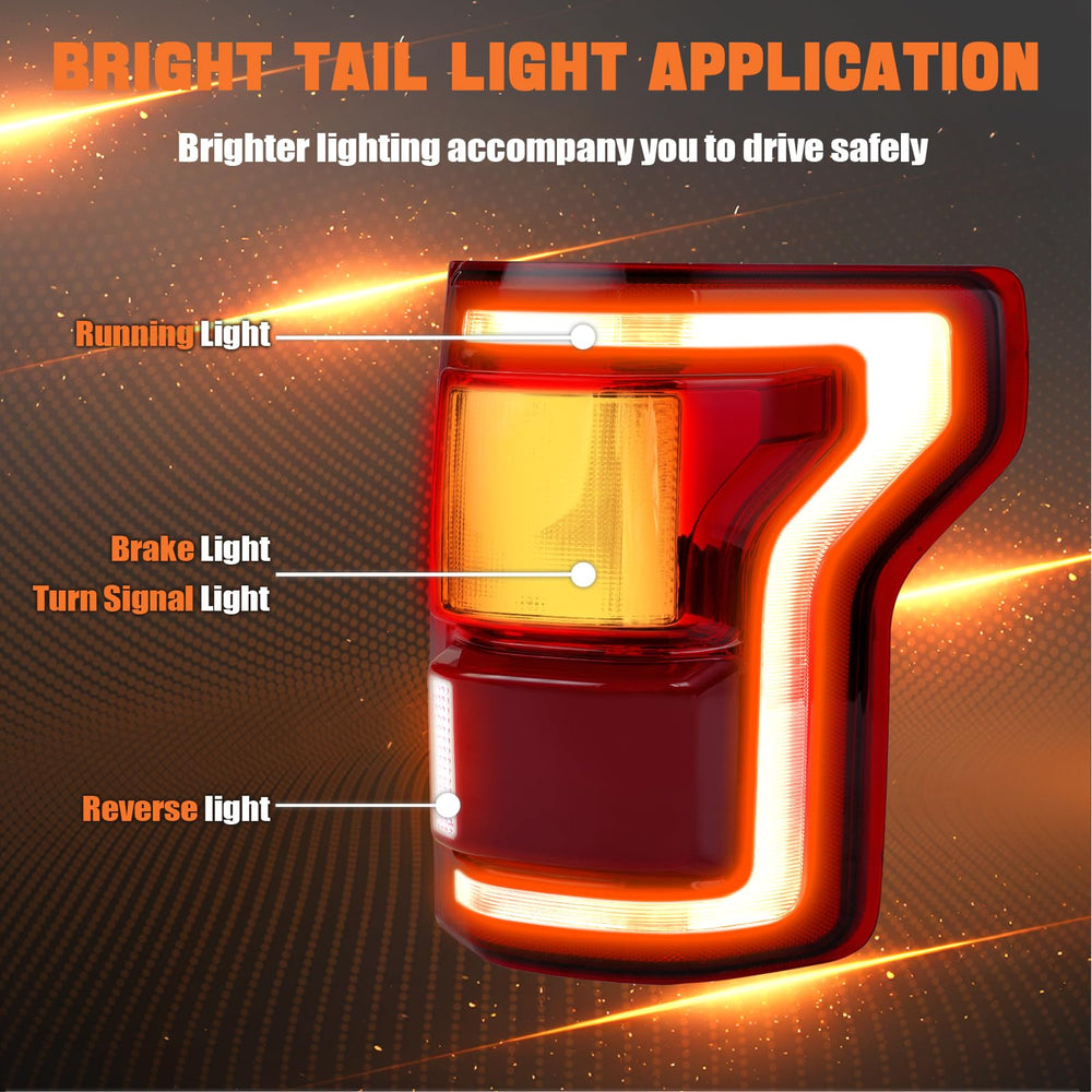 Autoverve brake tail light F-150 improves brake indication for other drivers.