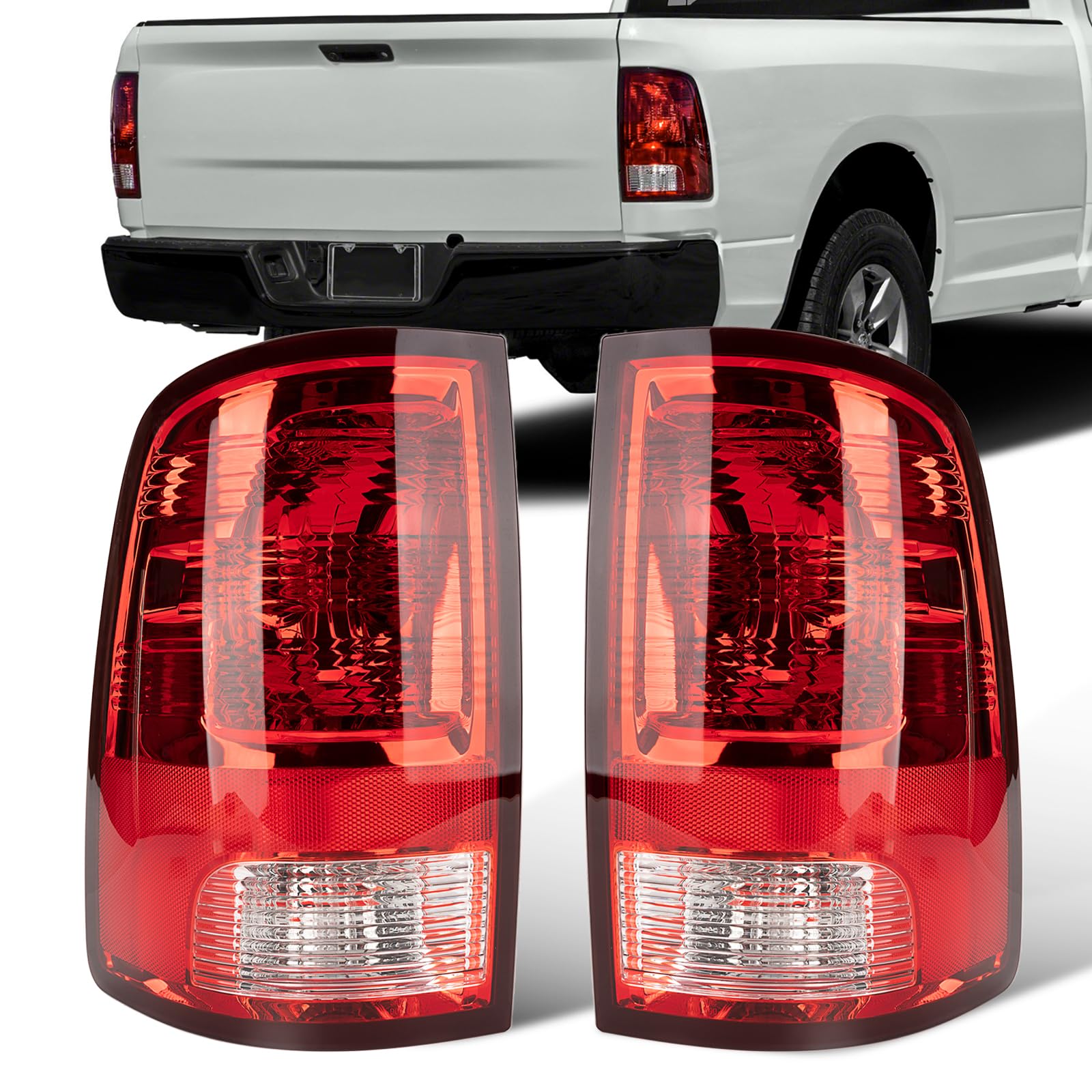 Autoverve tail light left for Dodge Ram 1500 enhances rear visibility