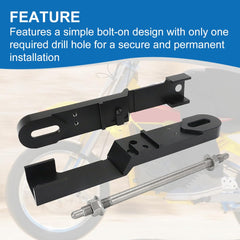 AUTOVIC bolt-on installation close-up demonstrates simple setup with one drill hole.