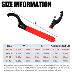 AutoWanderer Tool coilover spanner universal-fit for multiple suspension components