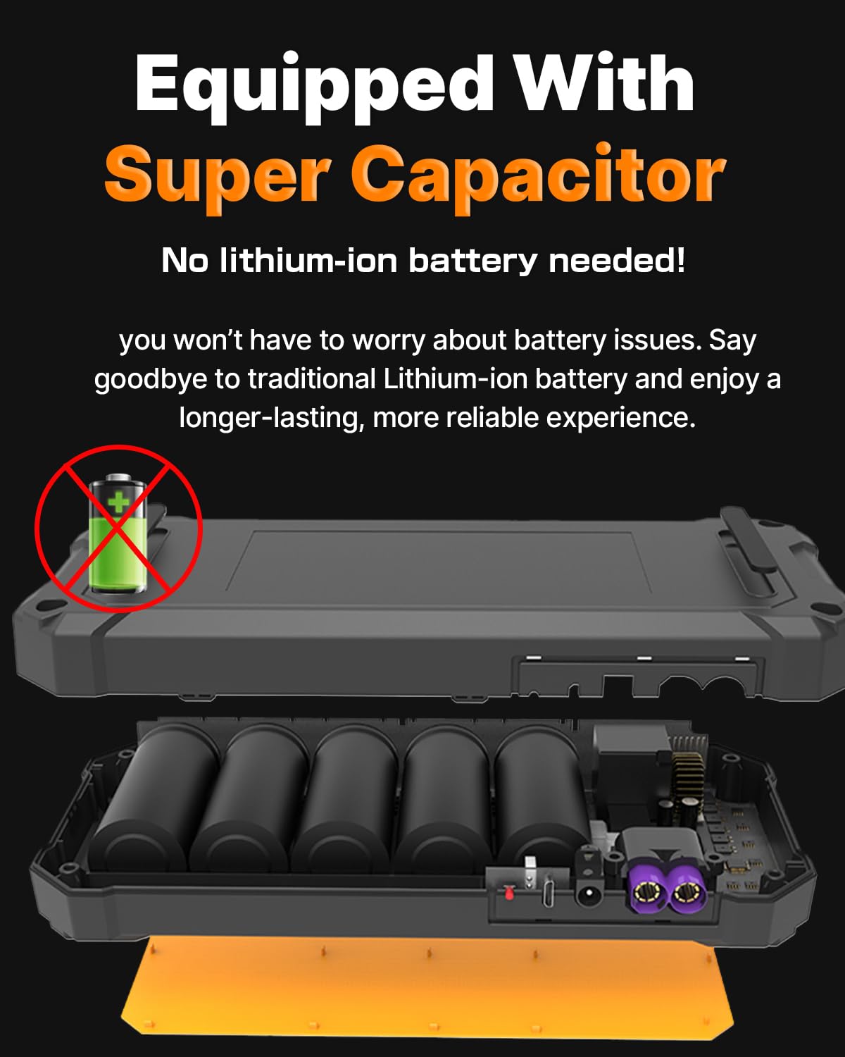 Autowit Jump Starter safety features highlighting protection against sparks