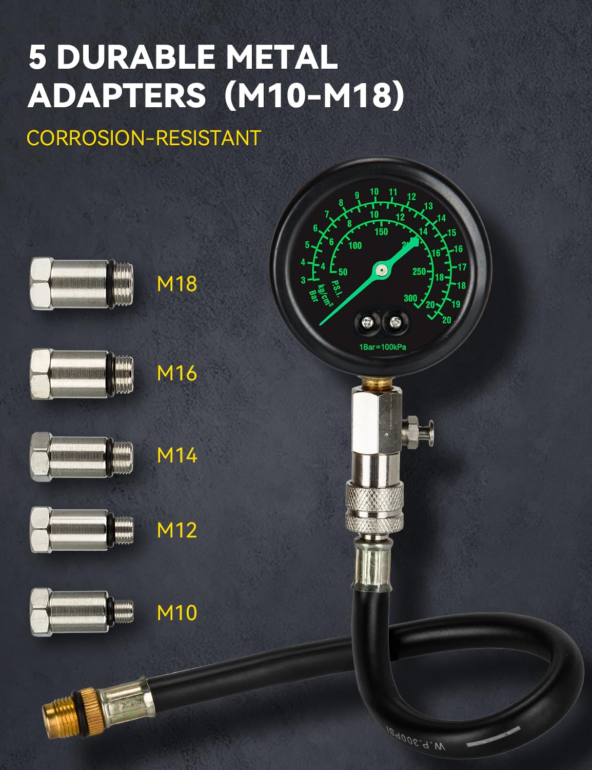 AUTOWN protective case keeps all components organized during service.