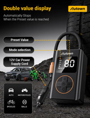 AUTOWN spiral probe tool in use for clean tire puncture opening.