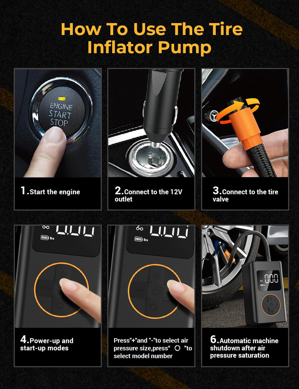AUTOWN tire plugs and patches provide durable temporary sealing options.