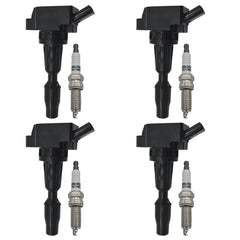 Autowxjq ignition coil and iridium spark plugs front view for reliable ignition.