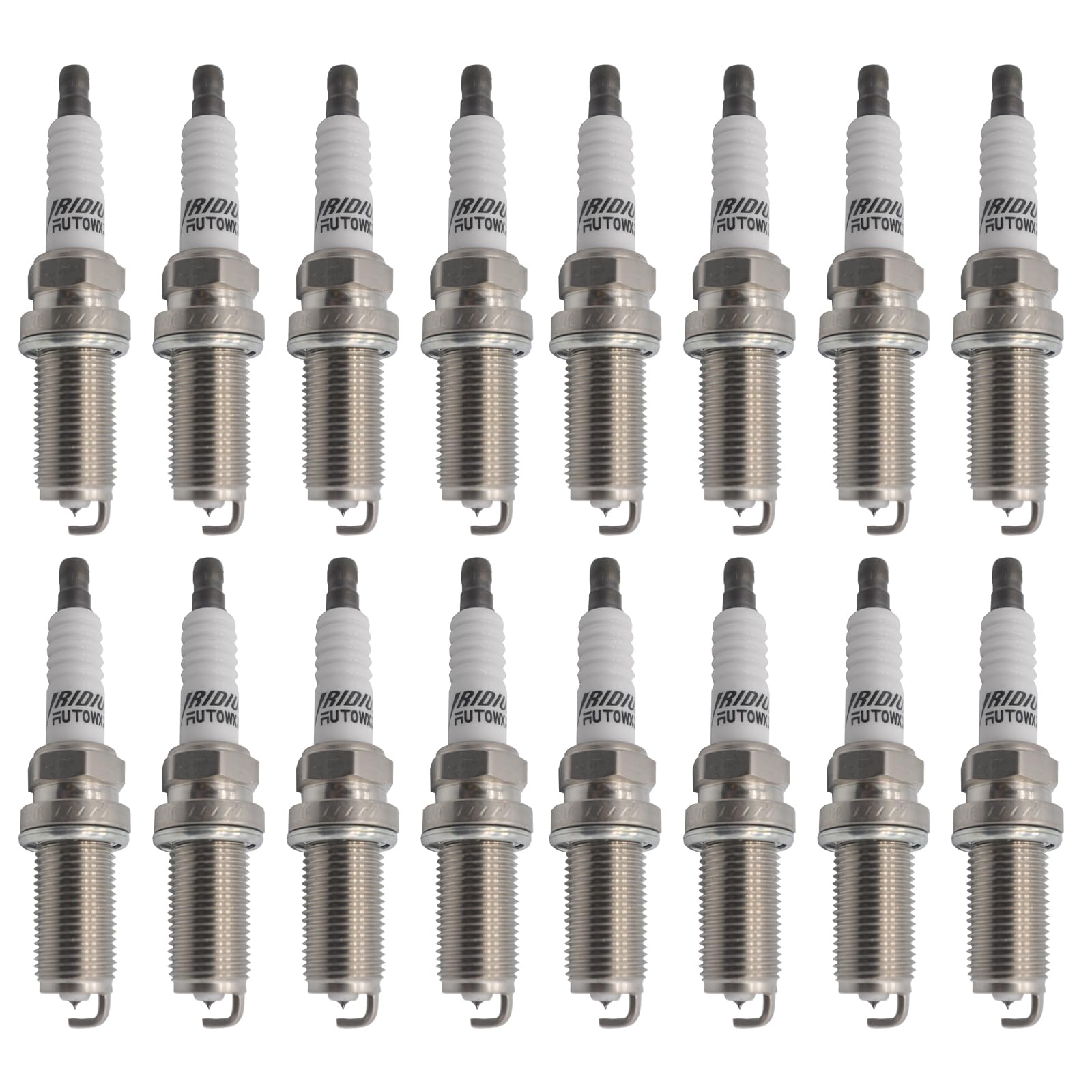 Autowxjq iridium spark plug 16-piece set for reliable ignition in V8 engines