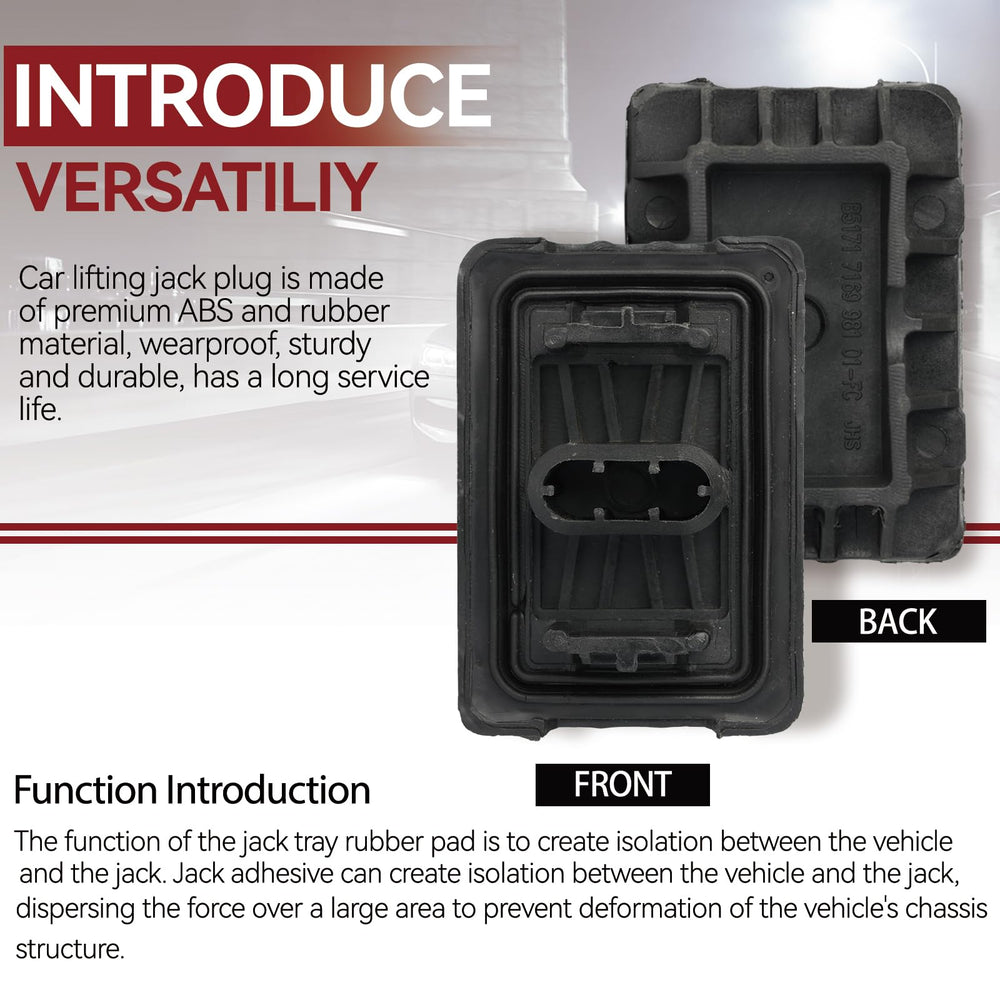 AUTOXBERT jack pad for BMW F20 ensures stable contact during maintenance